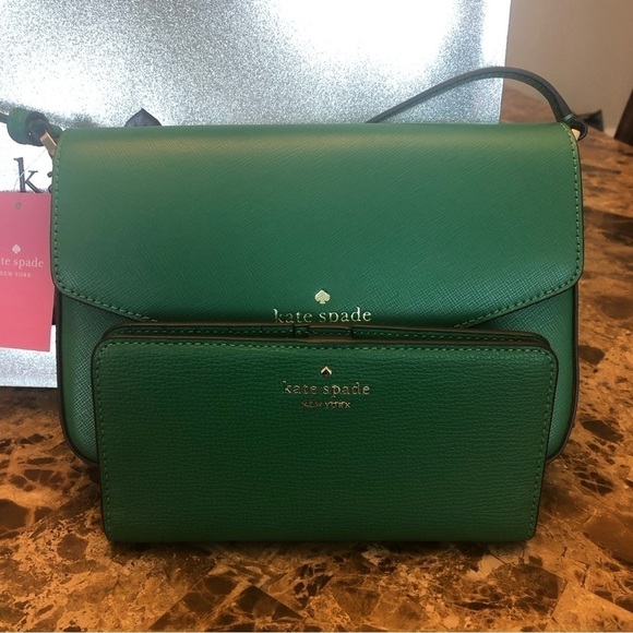 Kate Spade Leather Crossbody + Wallet - Picture 3 of 16